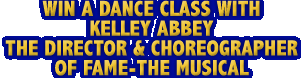 Win a dance class with Kelley Abbey!